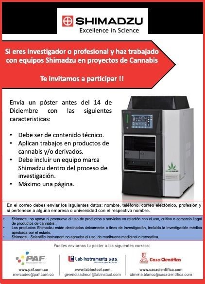 PARTICIPA Y GANA CON SHIMADZU !!