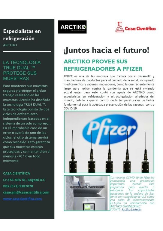 ¡JUNTOS HACIA EL FUTURO! : LA TECNOLOGÍA TRUE DUAL ™ PROTEGE SUS MUESTRAS